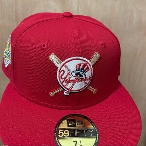 Myfitteds New York Yankees spike lee inspo crossed bats 1996 World Series 7 1/8